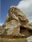 This formation is about 50 yards north of the "Backyard Boulders."