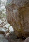 An appealling boulder on the SW side of Lone Rock.