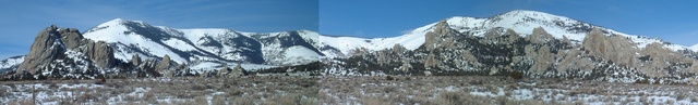 Castle Rock State Park, as seen from the parking lot/trailhead.