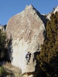 Highlight for Album: Castle Rock State Park (ID), Climbing and Bouldering. 