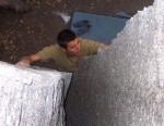 Shaft below the offwidth at 5-Mile