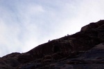 Bighorn, which is why you shouldn't camp in the bottom of the gully