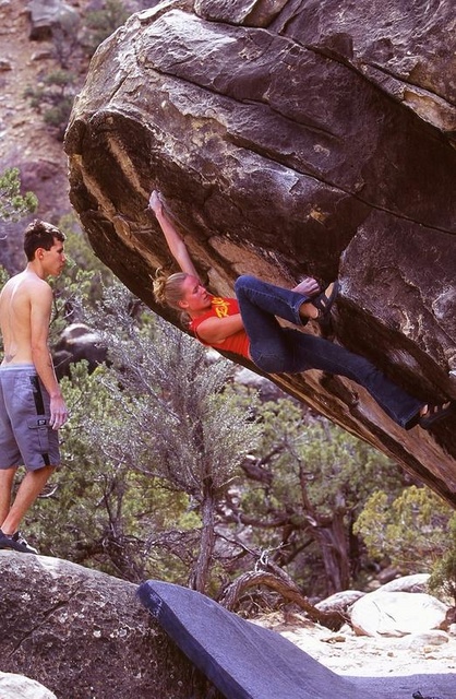 Rosie Hanek cruisin' the "Sit Down Commedian" V5 Man Size, Joe's Valley.