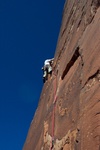 past the crux of the fourth pitch - this was super fun and not that sustained.