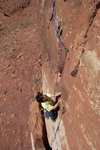 Rob just below the traverse